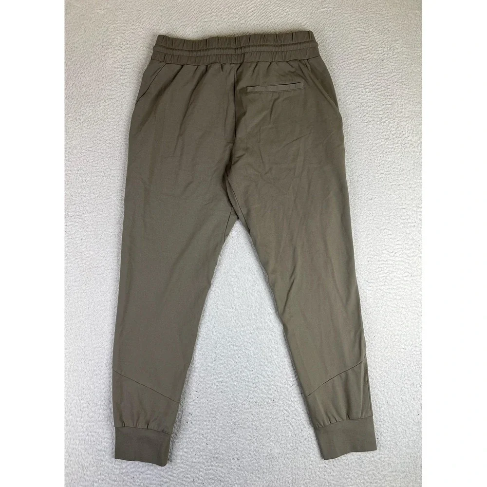 BYLT Jogger Pants Mens Medium Beige Premium Basics Elastic Waist Stretch Pockets
